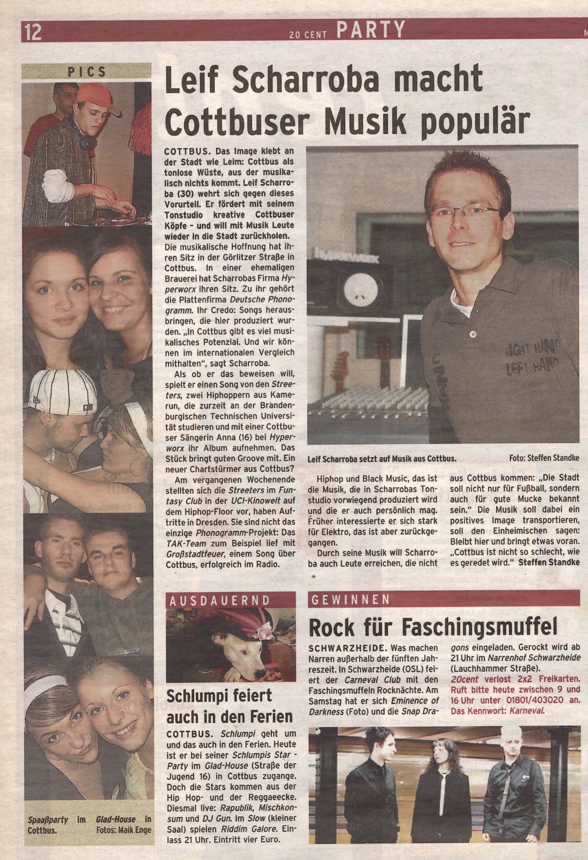 20 Cent - die Tageszeitung für Junge Lausitzer - 2004