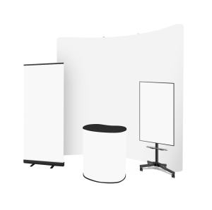 Messewand, Theke, RollUp, LCD-Display