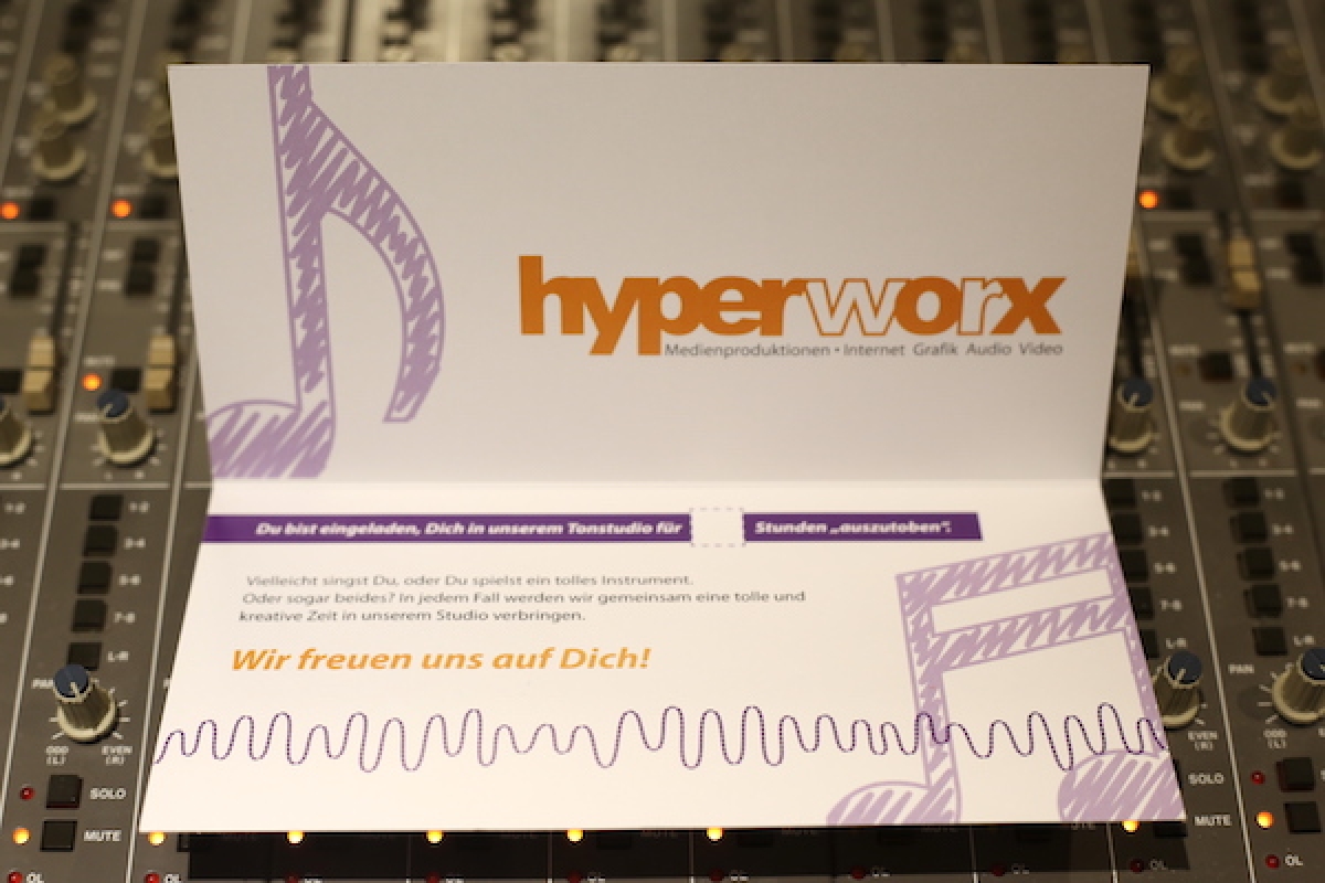 GEWINNSPIEL Tonstudio-Gutschein für Lausitz.online