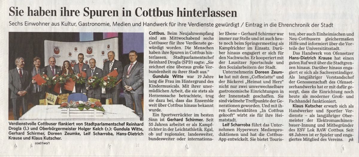 Lausitzer Rundschau 12.01.2017